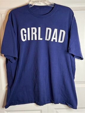 Source Unknown Blue "GIRL DAD" Short-Sleeve Tee
